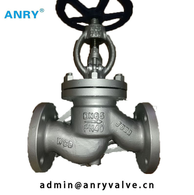 RF Plug Disc Flanged RF DIN F5 มาตรฐาน GS C25 Body Globe Valve