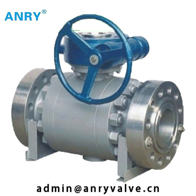 3 ชิ้น A105 body F304 บอลวาล์วคงที่ Fire Safe Ball Valve