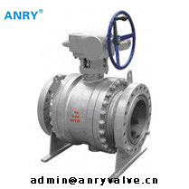 3 ชิ้น A105 body F304 บอลวาล์วคงที่ Fire Safe Ball Valve