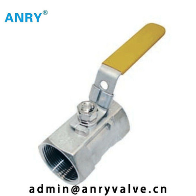 One Piece สแตนเลส CF8 CF8M Body PTFE Viton SeatBall Valve