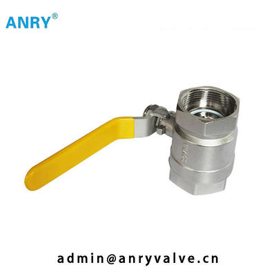 One Piece สแตนเลส CF8 CF8M Body PTFE Viton SeatBall Valve