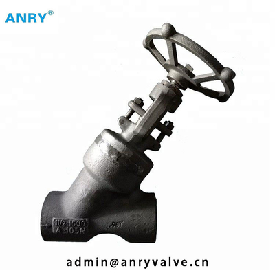 1 Inch 800Lb Pressure Seal Bonnet Globe Valve Y Type A105N F304 F316 Body