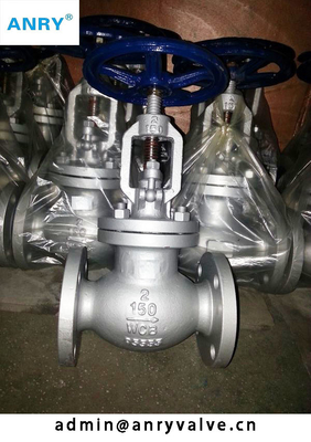 RF Plug Disc Flanged RF DIN F5 มาตรฐาน GS C25 Body Globe Valve