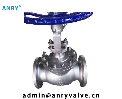 RF Plug Disc Flanged RF DIN F5 มาตรฐาน GS C25 Body Globe Valve