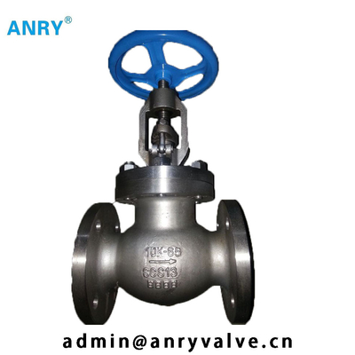 RF Plug Disc Flanged RF DIN F5 มาตรฐาน GS C25 Body Globe Valve