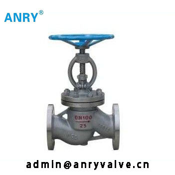 RF Plug Disc Flanged RF DIN F5 มาตรฐาน GS C25 Body Globe Valve