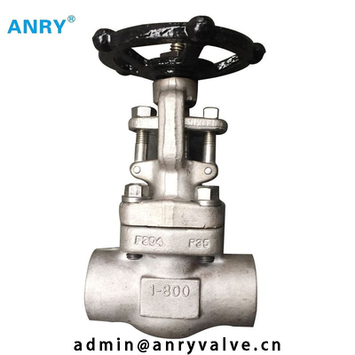 API602 SW BW NPT ฟอร์จ A105 Body 13% CR trim Gate Valve