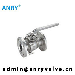 2 ชิ้นร่างกาย WCB SS304 บอล PTFE ที่นั่งหน้าแปลน RF ลอยบอลวาล์ว